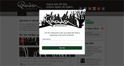 Desktop Screenshot of paradoxhiphop.com